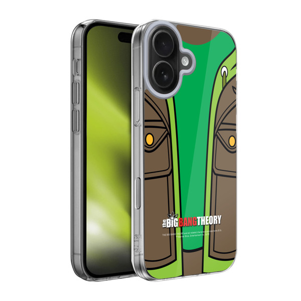 The Big Bang Theory Iconic Shirts Leonard Soft Gel Case for Apple iPhone 17