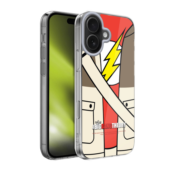 The Big Bang Theory Iconic Shirts Sheldon Soft Gel Case for Apple iPhone 17