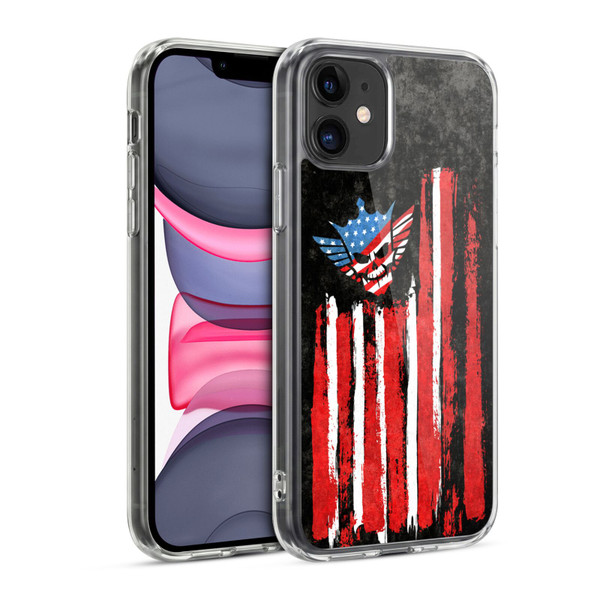 WWE Cody Rhodes Superstar Flag Soft Gel Case for Apple iPhone 11