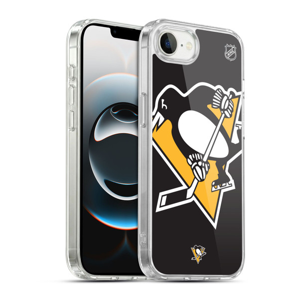 NHL Pittsburgh Penguins Oversized Soft Gel Case for Apple iPhone 16e / Apple iPhone 17e & MagSafe