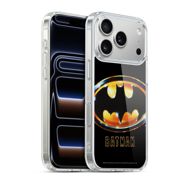 Batman (1989) Key Art Poster Soft Gel Case for Apple iPhone 17 Pro