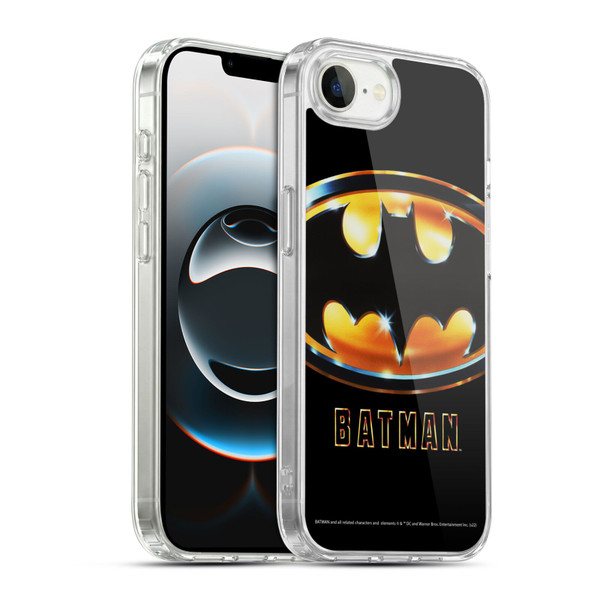Batman (1989) Key Art Poster Soft Gel Case for Apple iPhone 16e / Apple iPhone 17e & MagSafe
