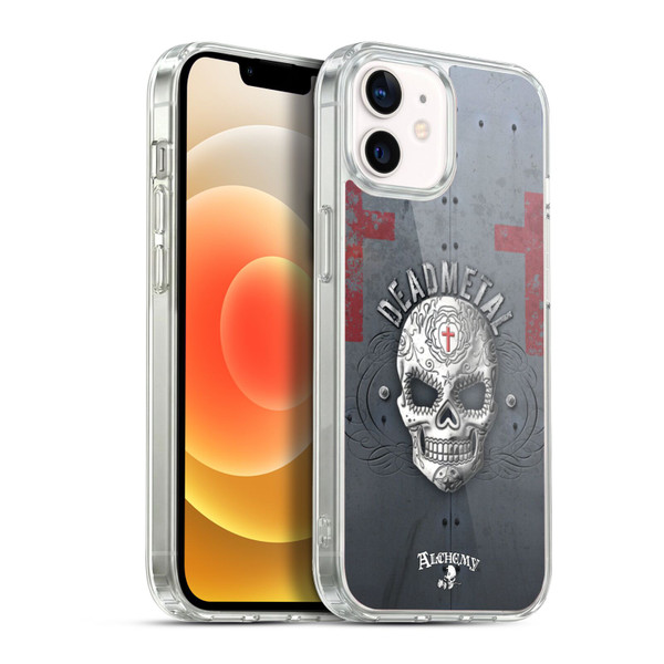 Alchemy Gothic Skull Dead Metal Soft Gel Case for Apple iPhone 12 / iPhone 12 Pro & MagSafe