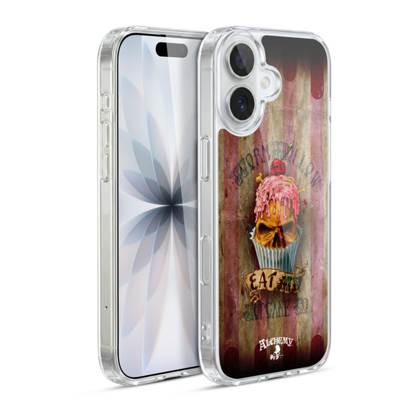 Alchemy Gothic Skull Eat Me Cupcake Soft Gel Case for Apple iPhone 17