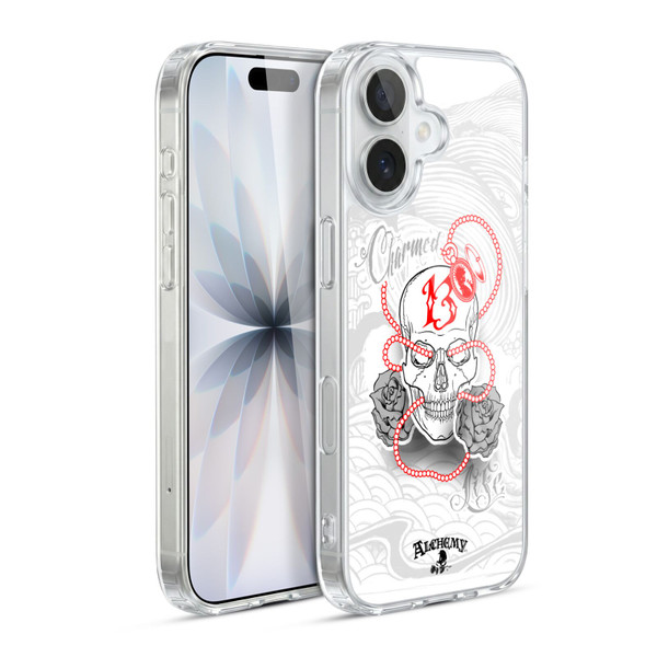 Alchemy Gothic Skull Charmed Life Locket Soft Gel Case for Apple iPhone 17