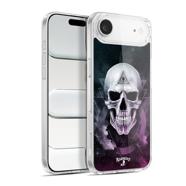Alchemy Gothic Skull The Void Geometric Soft Gel Case for Apple iPhone 17 Air