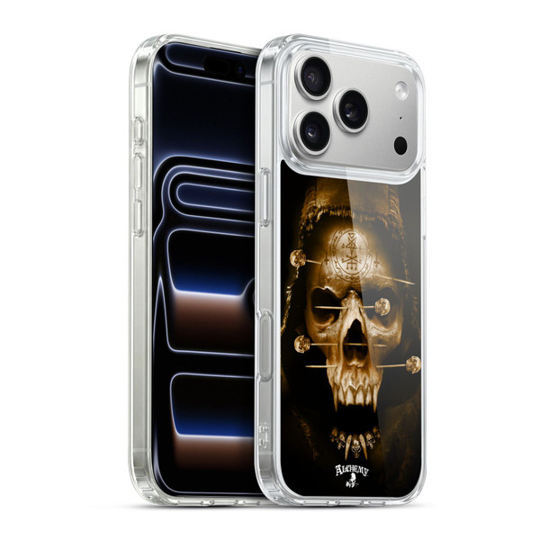 Alchemy Gothic Skull Death Fetish Soft Gel Case for Apple iPhone 17 Pro Max