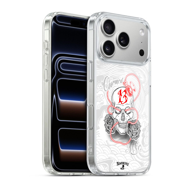 Alchemy Gothic Skull Charmed Life Locket Soft Gel Case for Apple iPhone 17 Pro