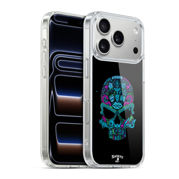 Alchemy Gothic Skull Toil N Trouble Soft Gel Case for Apple iPhone 17 Pro