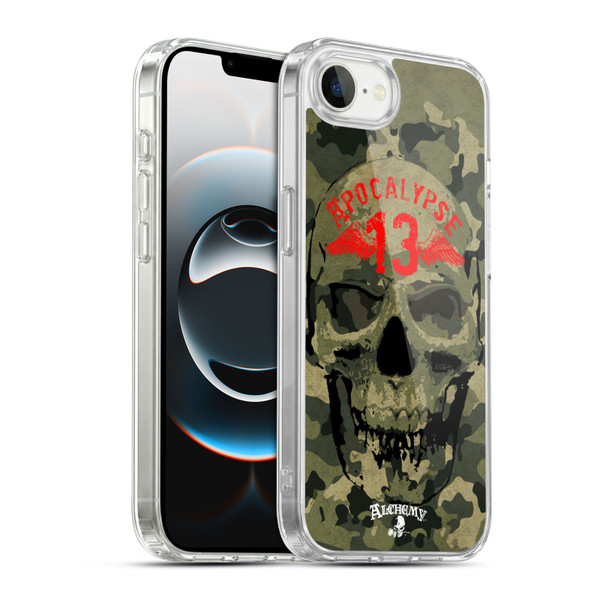 Alchemy Gothic Skull Camo Skull Soft Gel Case for Apple iPhone 16e / Apple iPhone 17e & MagSafe