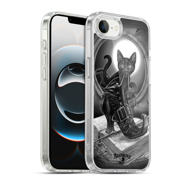 Alchemy Gothic Cats Midnight Mischief Soft Gel Case for Apple iPhone 16e / Apple iPhone 17e & MagSafe