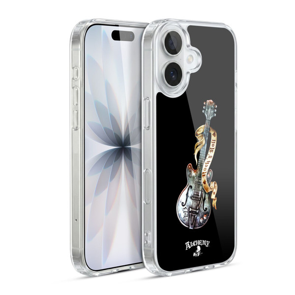 Alchemy Gothic Illustration Rock'it 56 Guitar Soft Gel Case for Apple iPhone 17