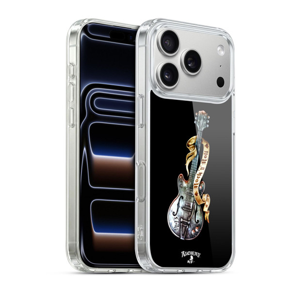 Alchemy Gothic Illustration Rock'it 56 Guitar Soft Gel Case for Apple iPhone 17 Pro