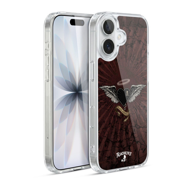 Alchemy Gothic Wing Dark Angel Heart Soft Gel Case for Apple iPhone 17