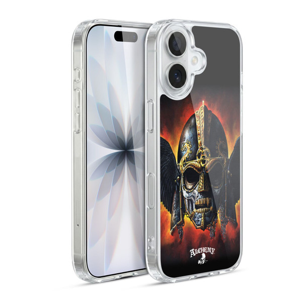 Alchemy Gothic Wing Ossa Raven Head Soft Gel Case for Apple iPhone 17