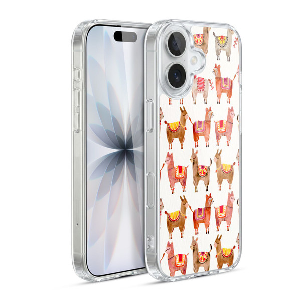 Cat Coquillette Animals Alpacas Soft Gel Case for Apple iPhone 17