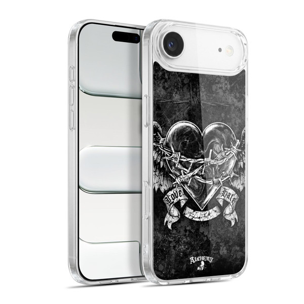 Alchemy Gothic Wing Black Romance Soft Gel Case for Apple iPhone 17 Air