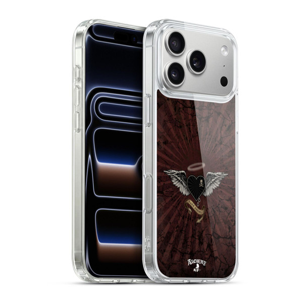 Alchemy Gothic Wing Dark Angel Heart Soft Gel Case for Apple iPhone 17 Pro Max