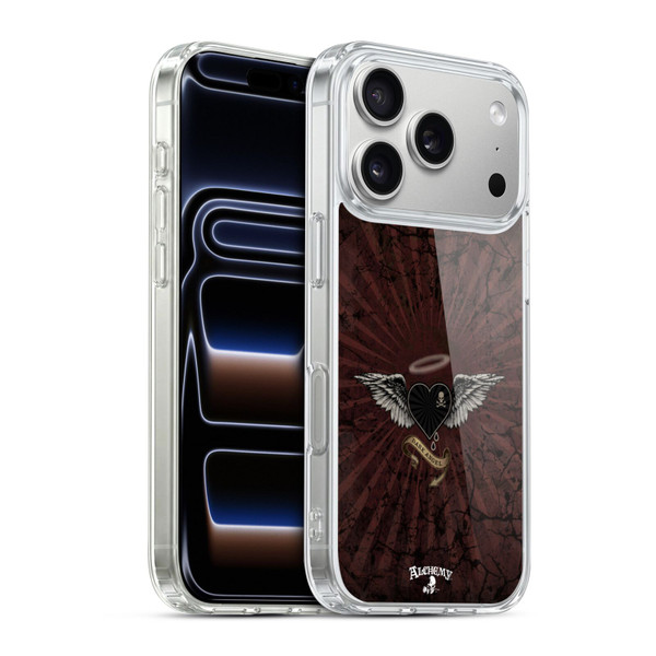 Alchemy Gothic Wing Dark Angel Heart Soft Gel Case for Apple iPhone 17 Pro