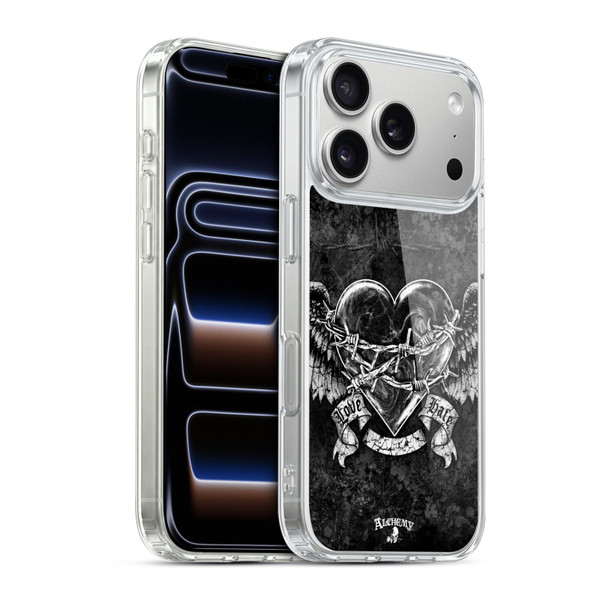Alchemy Gothic Wing Black Romance Soft Gel Case for Apple iPhone 17 Pro