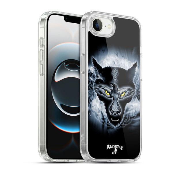 Alchemy Gothic Wing Raven Wulf Soft Gel Case for Apple iPhone 16e / Apple iPhone 17e & MagSafe