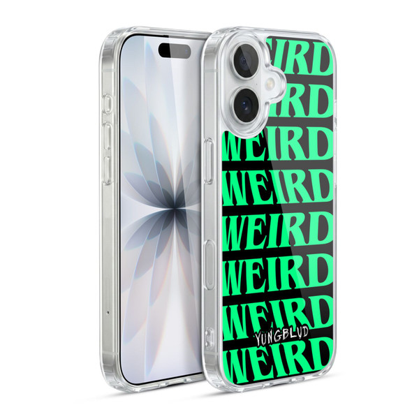 Yungblud Graphics Weird! Text Soft Gel Case for Apple iPhone 17
