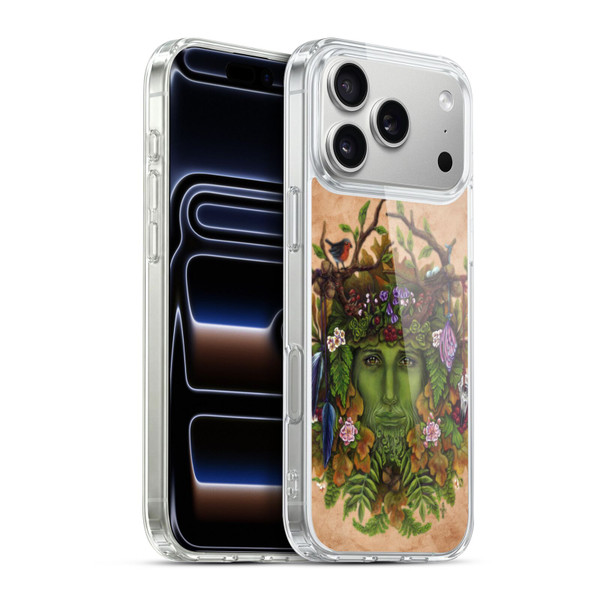 Brigid Ashwood Celtic Wisdom The Greenman Soft Gel Case for Apple iPhone 17 Pro Max