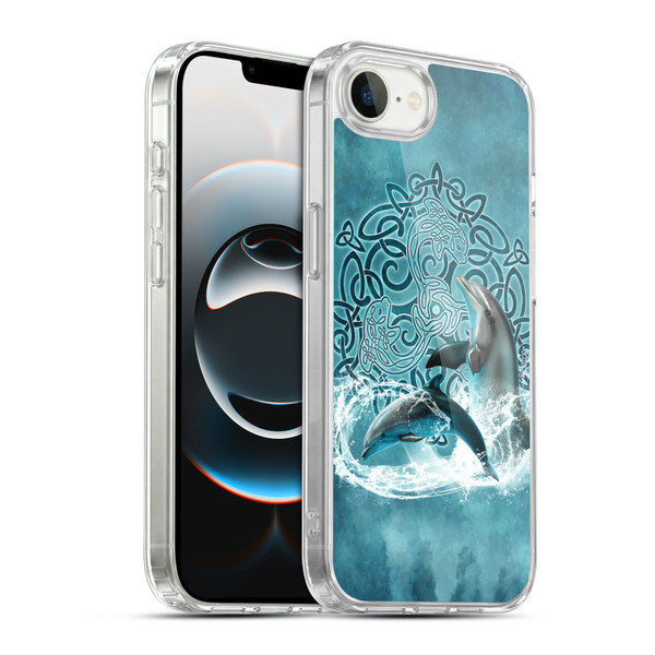 Brigid Ashwood Celtic Wisdom Dolphin Soft Gel Case for Apple iPhone 16e / Apple iPhone 17e & MagSafe