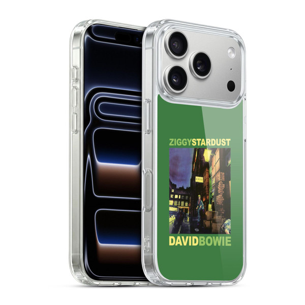David Bowie Album Art Ziggy Stardust Soft Gel Case for Apple iPhone 17 Pro