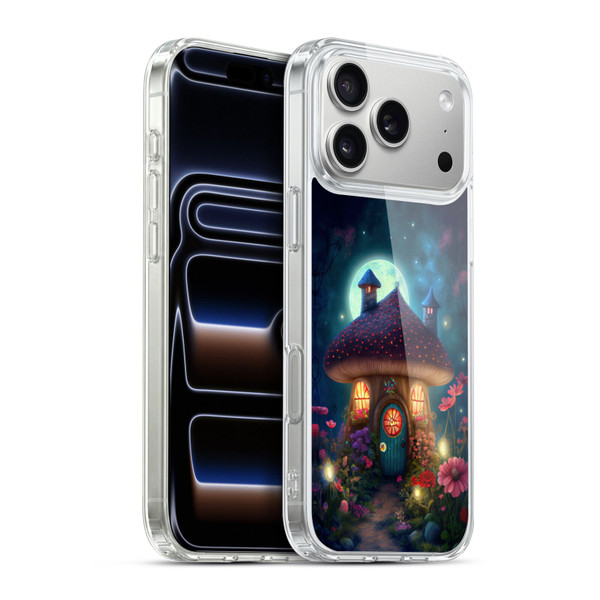 JK Stewart Graphics Mushroom House Soft Gel Case for Apple iPhone 17 Pro Max