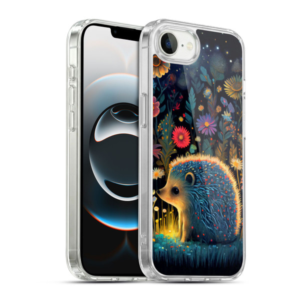 JK Stewart Graphics Little Hedgehog Soft Gel Case for Apple iPhone 16e / Apple iPhone 17e & MagSafe