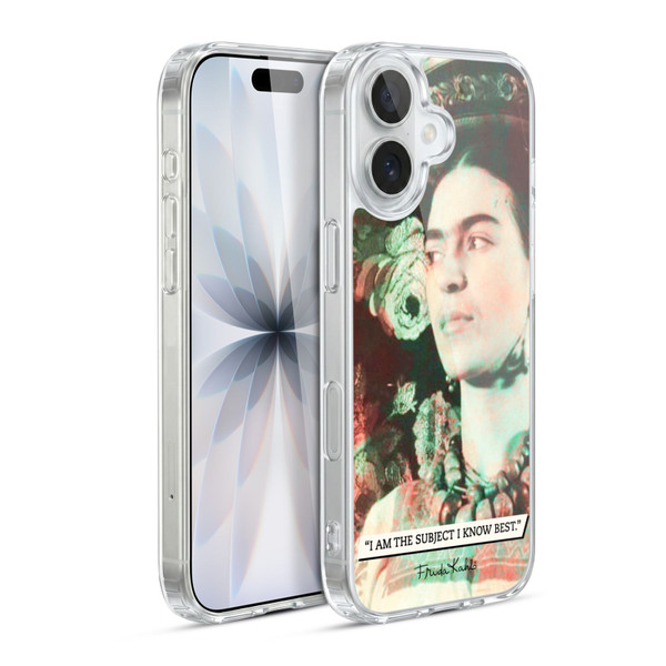 Frida Kahlo Portraits And Quotes Muse Soft Gel Case for Apple iPhone 17
