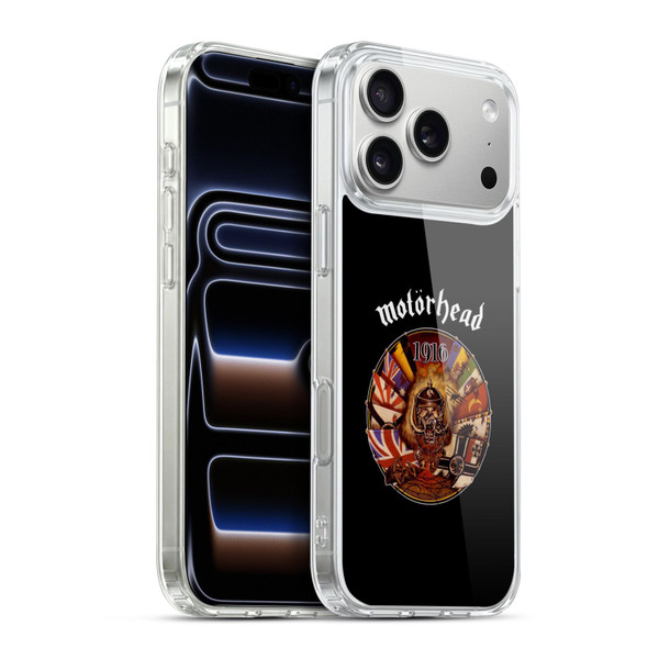 Motorhead Album Covers 1916 Soft Gel Case for Apple iPhone 17 Pro Max
