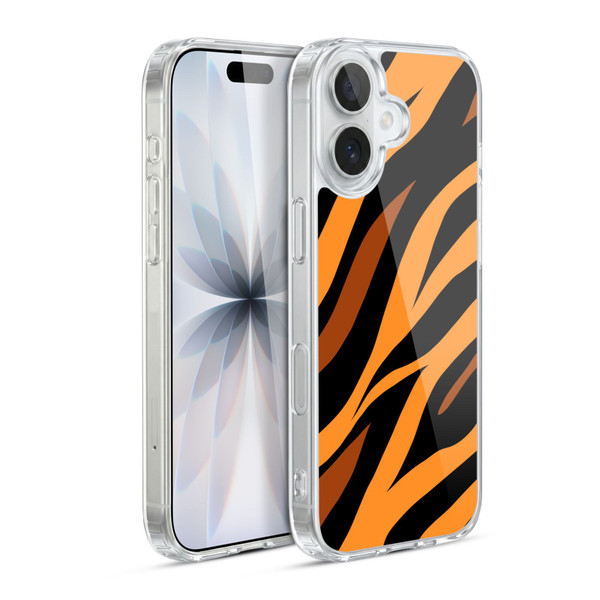 Grace Illustration Animal Prints Tiger Soft Gel Case for Apple iPhone 17