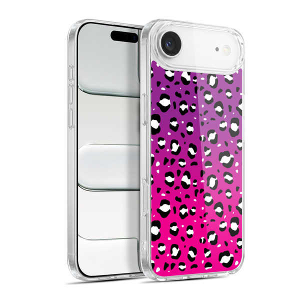 Grace Illustration Animal Prints Pink Leopard Soft Gel Case for Apple iPhone 17 Air