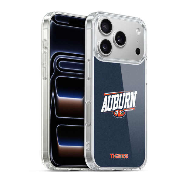 Auburn University AU Auburn University Double Bar Soft Gel Case for Apple iPhone 17 Pro