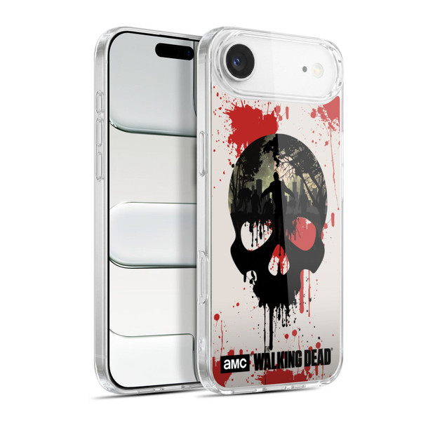 AMC The Walking Dead Silhouettes Skull Soft Gel Case for Apple iPhone 17 Air