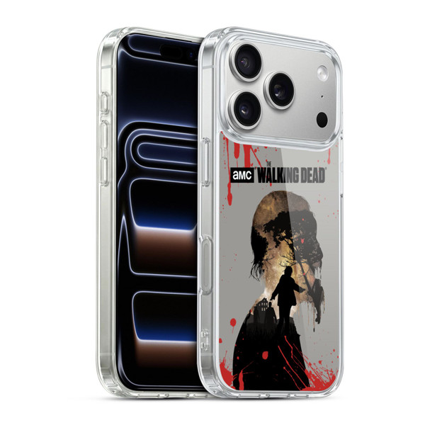 AMC The Walking Dead Silhouettes Walker Soft Gel Case for Apple iPhone 17 Pro