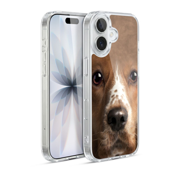 Vincent Hie Big Face Dogs Cocker Spaniel Soft Gel Case for Apple iPhone 17