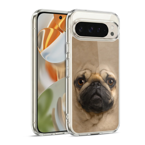 Vincent Hie Big Face Dogs Pug Soft Gel Case for Google Pixel 9 / Pixel 9 Pro