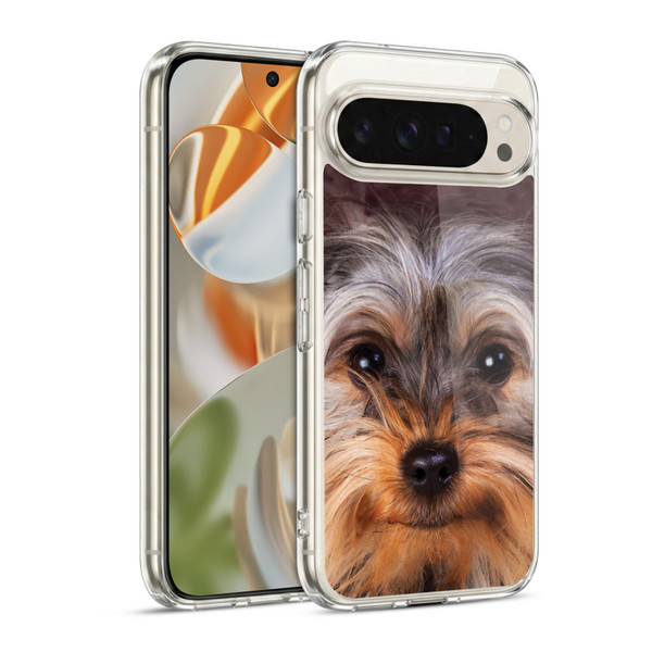 Vincent Hie Big Face Dogs Yorkshire Terrier Soft Gel Case for Google Pixel 9 / Pixel 9 Pro