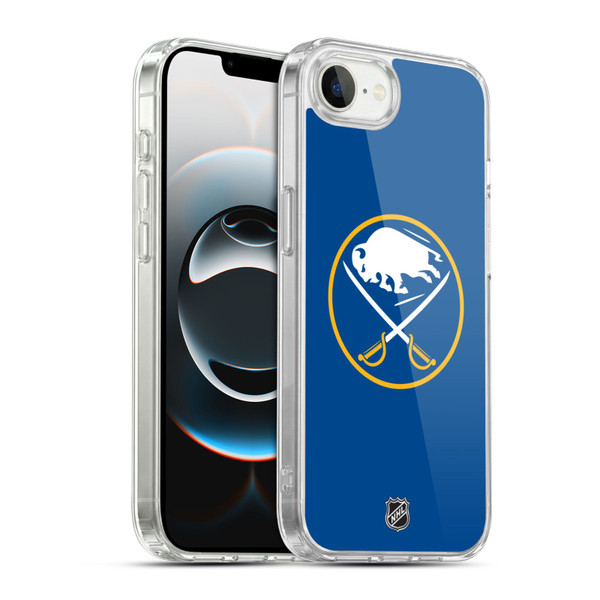 NHL Buffalo Sabres Plain Soft Gel Case for Apple iPhone 16e / Apple iPhone 17e & MagSafe