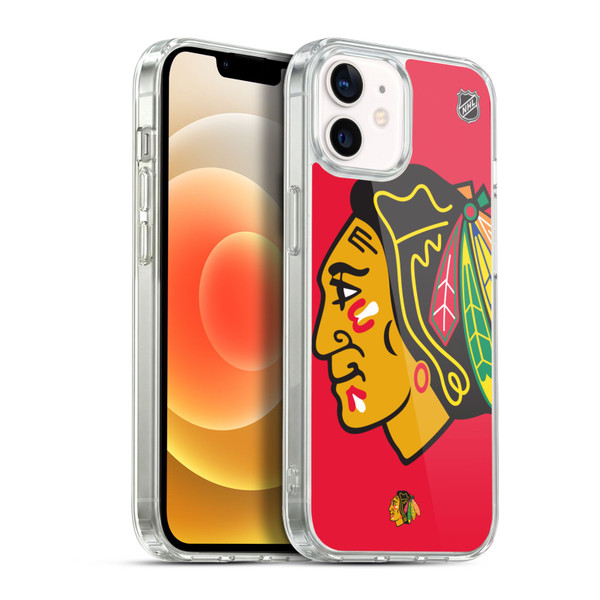 NHL Chicago Blackhawks Oversized Soft Gel Case for Apple iPhone 12 / iPhone 12 Pro & MagSafe
