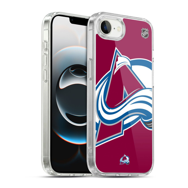 NHL Colorado Avalanche Oversized Soft Gel Case for Apple iPhone 16e / Apple iPhone 17e & MagSafe
