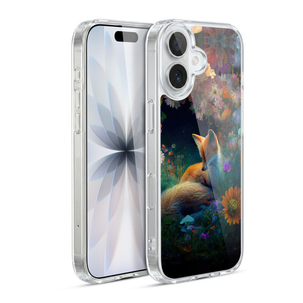 JK Stewart Art Fox Soft Gel Case for Apple iPhone 17