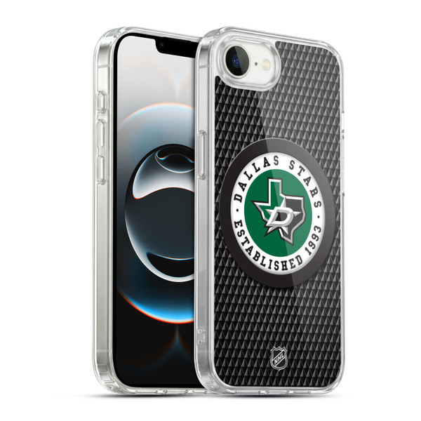 NHL Dallas Stars Puck Texture Soft Gel Case for Apple iPhone 16e / Apple iPhone 17e & MagSafe