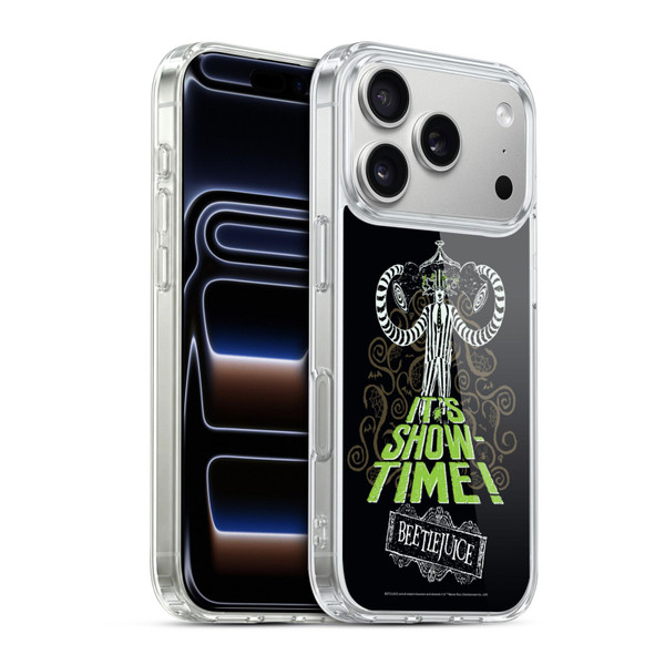 Beetlejuice Graphics Show Time Soft Gel Case for Apple iPhone 17 Pro