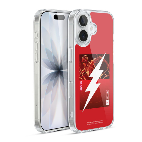 The Flash 2023 Graphics Barry Allen Logo Soft Gel Case for Apple iPhone 17