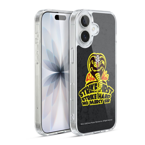 Cobra Kai Graphics 2 Strike Hard Logo Soft Gel Case for Apple iPhone 17