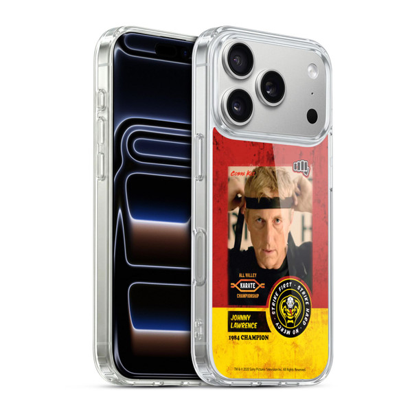 Cobra Kai Graphics 2 Johnny Lawrence Karate Soft Gel Case for Apple iPhone 17 Pro